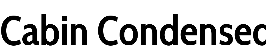 Cabin Condensed Semi Bold Font Download Free